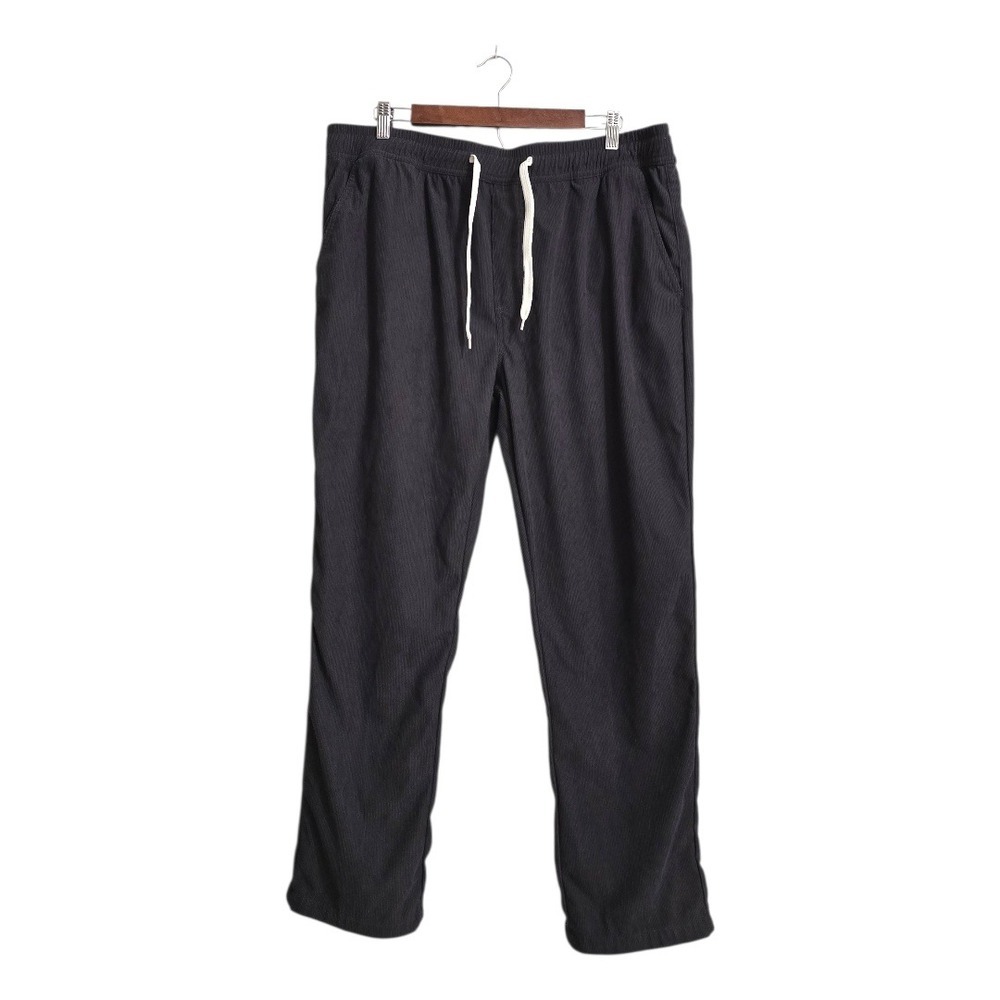 Simply Southern Corduroy Straight Leg Joggers In Dark Gray Sz XL
